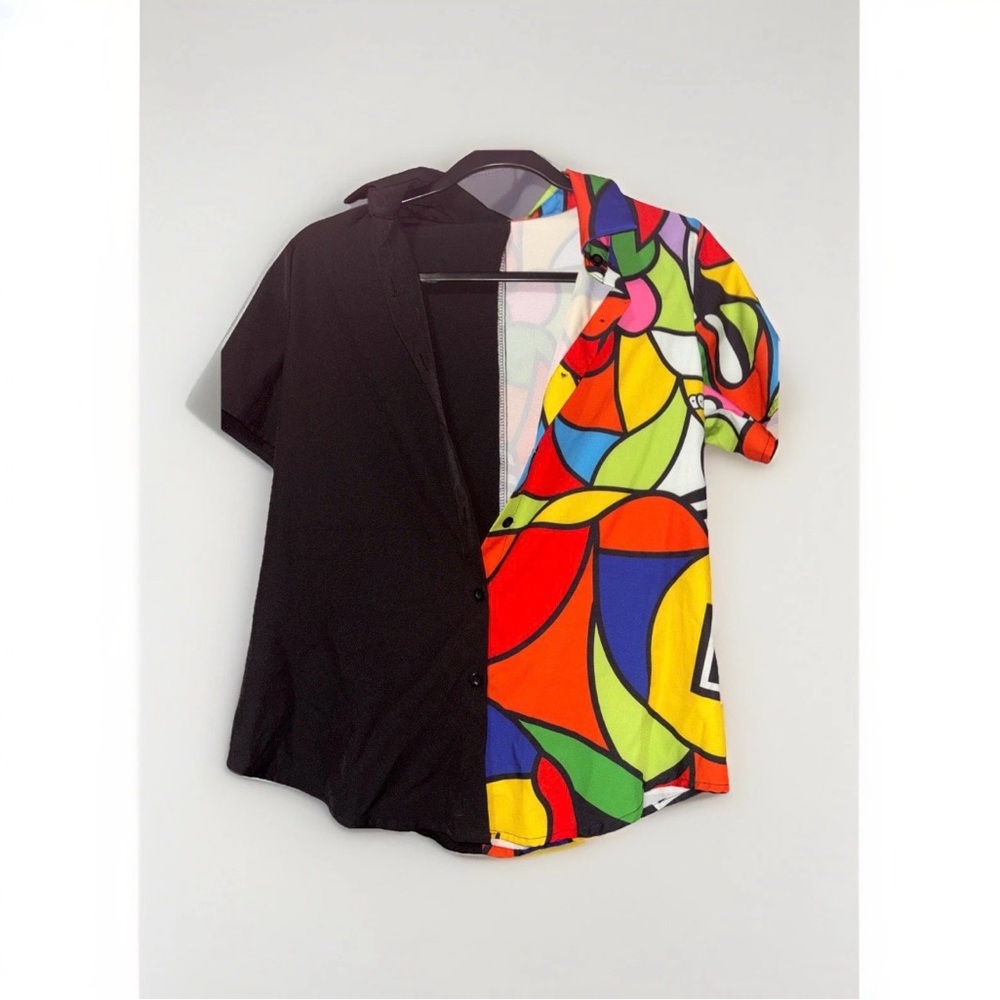 Colorful Abstract Women’s Shirt